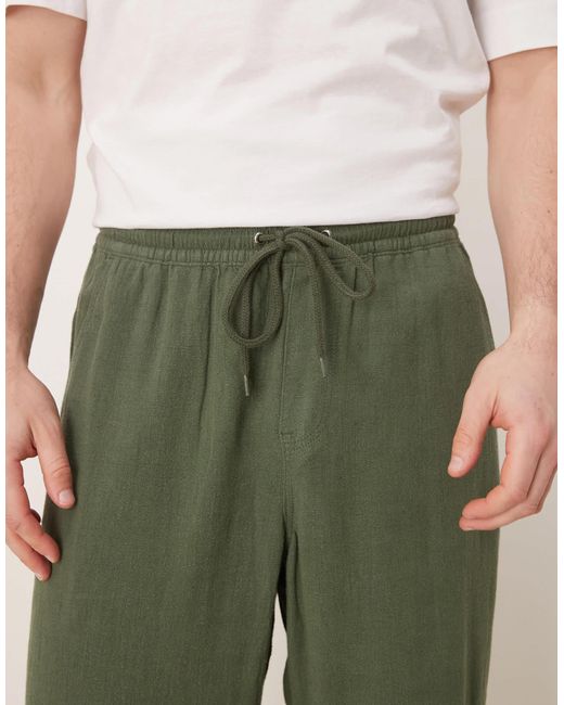 ASOS – weite schlupfhose in Natural für Herren