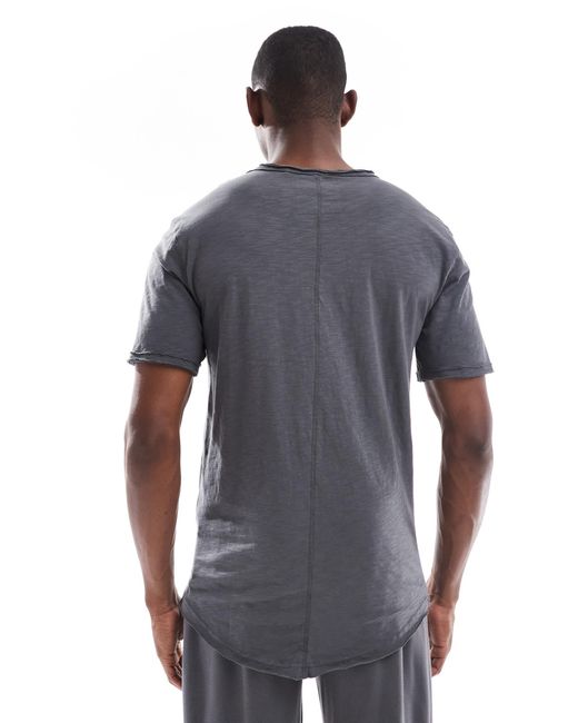 Only & Sons Blue Basic T-shirt for men