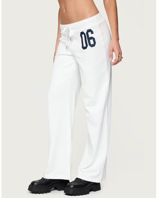 Edikted White 7 Sweatpants