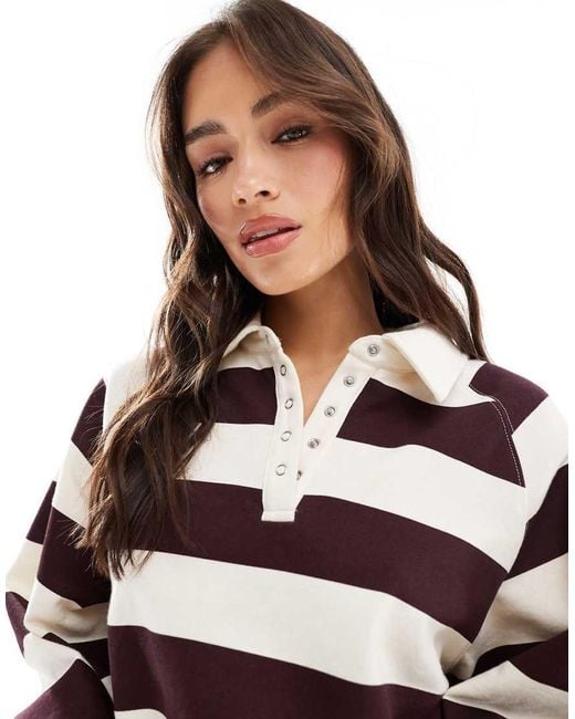 Cotton On Multicolor Cotton On Button Down Lounge Pullover Sweatshirt