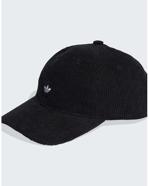 Adidas Originals Blue Corduroy Baseball Cap