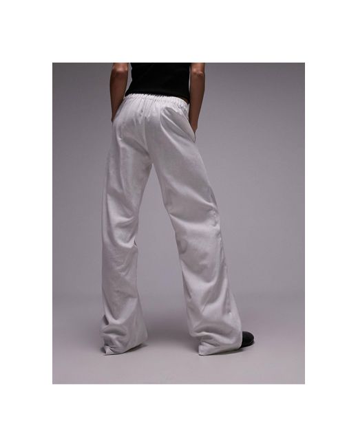 Pantalones s TOPSHOP de color Gray
