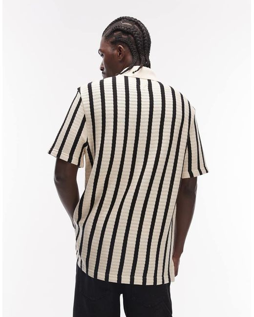 Tommy Hilfiger White Relaxed Fit Knitted Polo Shirt for men