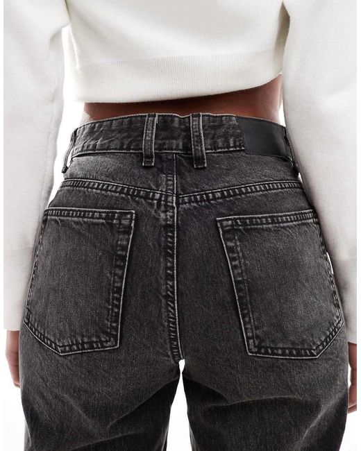 ASOS Black Asos Design Tall Low Rise baggy Jeans