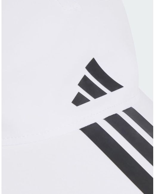 Adidas Originals White Baseball Cap 3-Stripes Climaproof