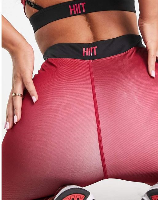 HIIT Red Leggings