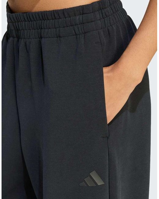 Adidas Originals Blue Soft Lux Straight Leg Pants