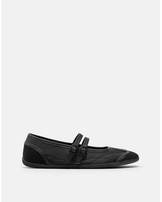 Pull&Bear White Sports Ballet Flats