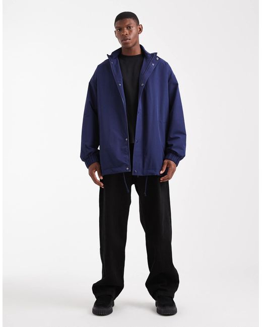 ASOS Blue Windbreaker Jacket for men