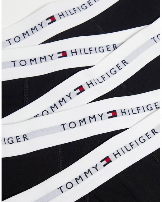 Pack De 5 Pares De Calzoncillos En De Tommy Hilfiger de hombre de color White