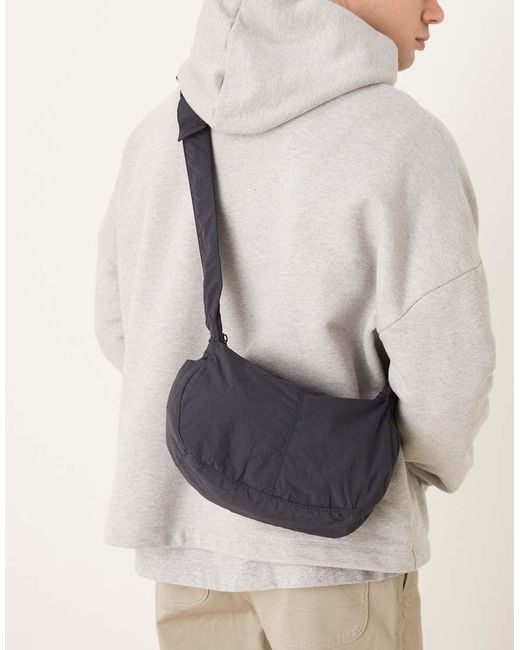 ASOS Blue Nylon Crossbody Bag for men