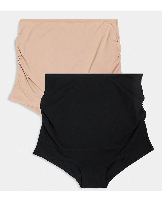 Lindex Black Maternity 3 Pack Briefs