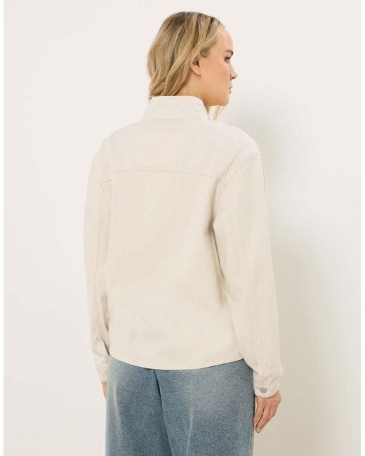 Long Tall Sally Natural Funnel Neck Jacket