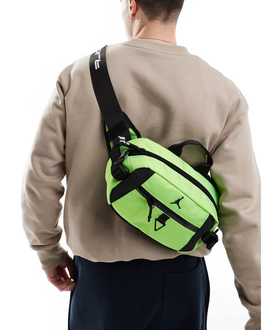 Nike – sportliche umhängetasche in Green für Herren