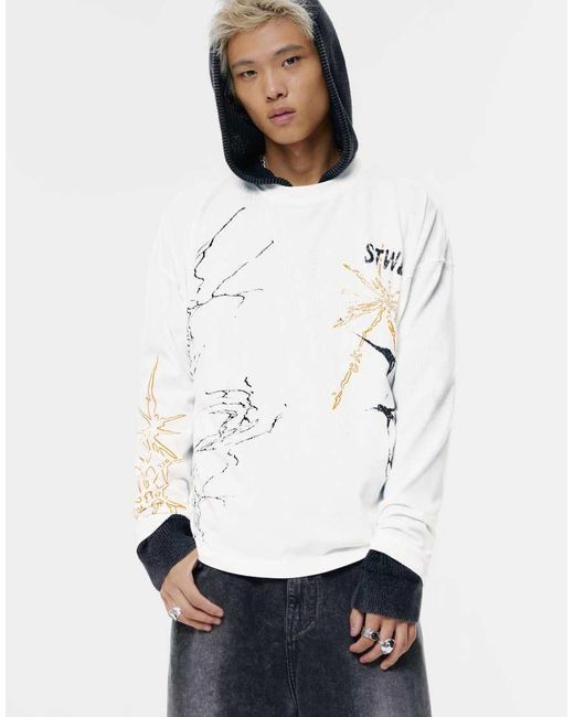 Pull&Bear Stwd in het White voor heren