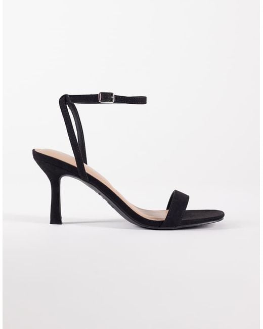 New Look White Stiletto Heeled Sandal