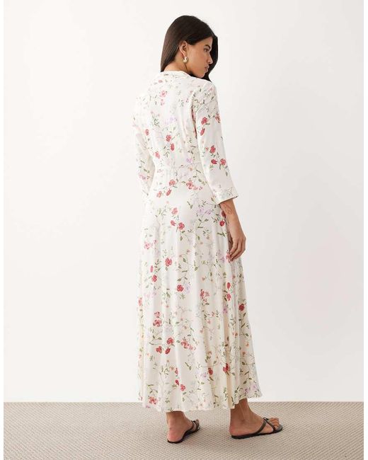 Y.A.S Natural Maxi Shirt Dress