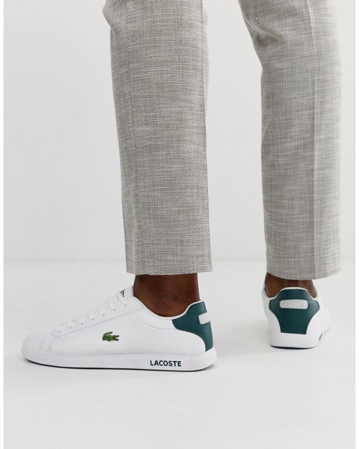 tênis lacoste graduate lcr3 branco