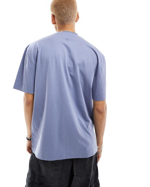 Collusion Blue T-shirt for men
