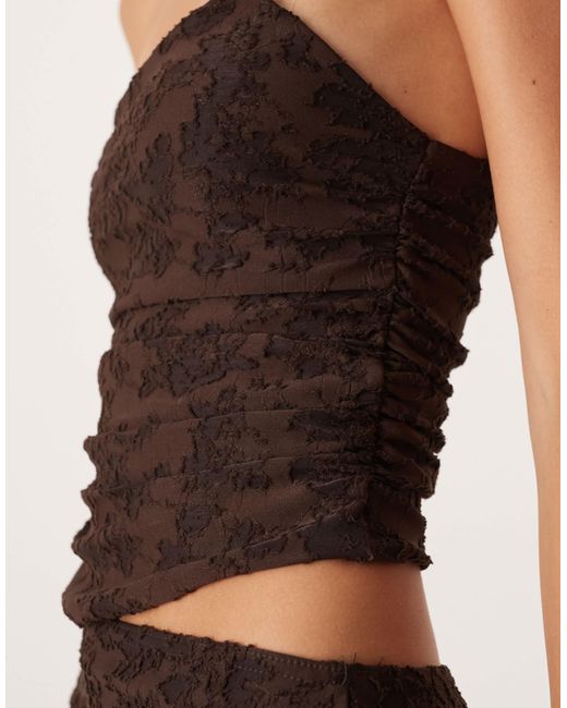 ASOS Black Co-ord Scarf Neck Bandeau