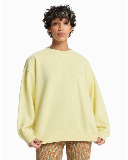 Quiksilver Yellow Essential Crew Neck