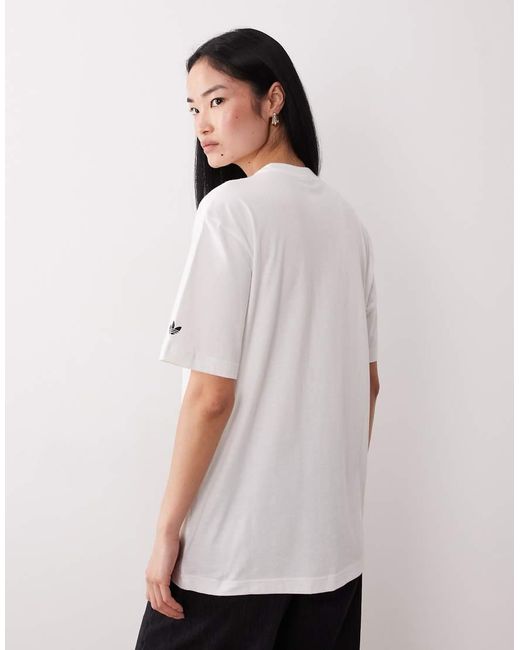 Adidas Originals Natural Chest Logo T-shirt for men