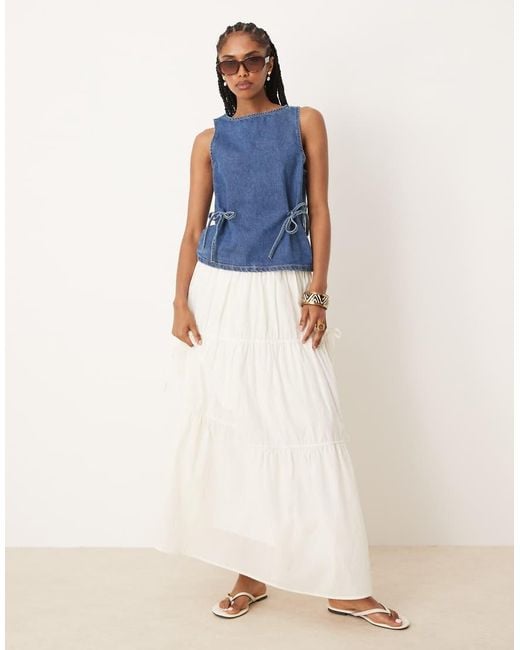 Top Senza Maniche di ASOS in Blue
