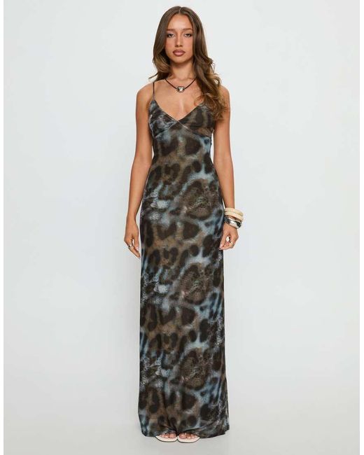 Princess Polly Multicolor Saphrona Mesh Cami Maxi Dress
