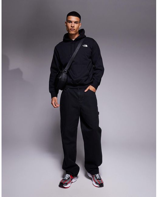 The North Face – essential – oversize-kapuzenpullover in Black für Herren