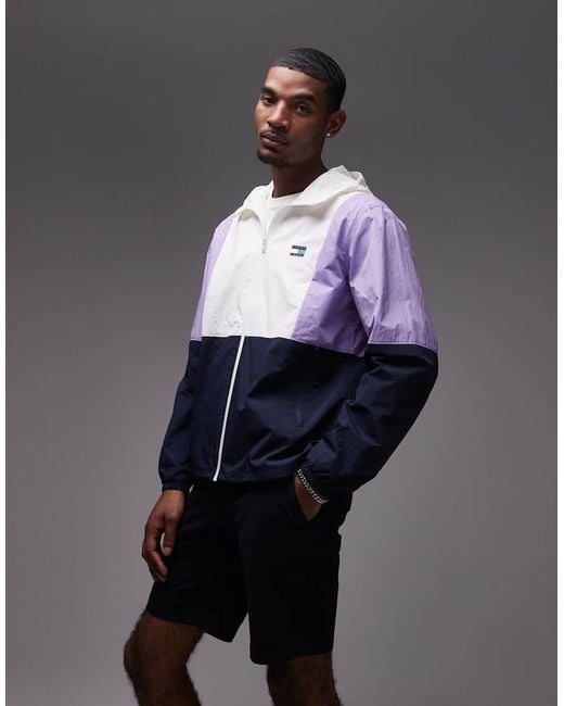 Tommy Hilfiger Gray Chicago Windbreaker Jacket for men