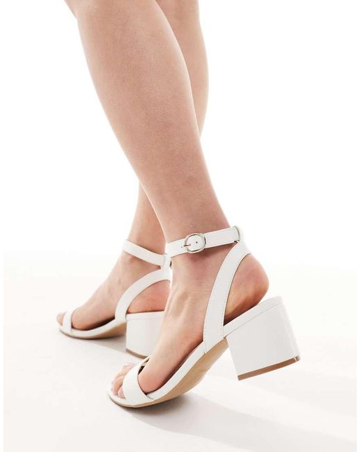 SEQWL Wide Fit Pink Seqwl Hallie Wide Fit Heeled Sandals