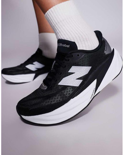 New Balance Metallic Fuelcell Rebel V5 Womens Running Trainers