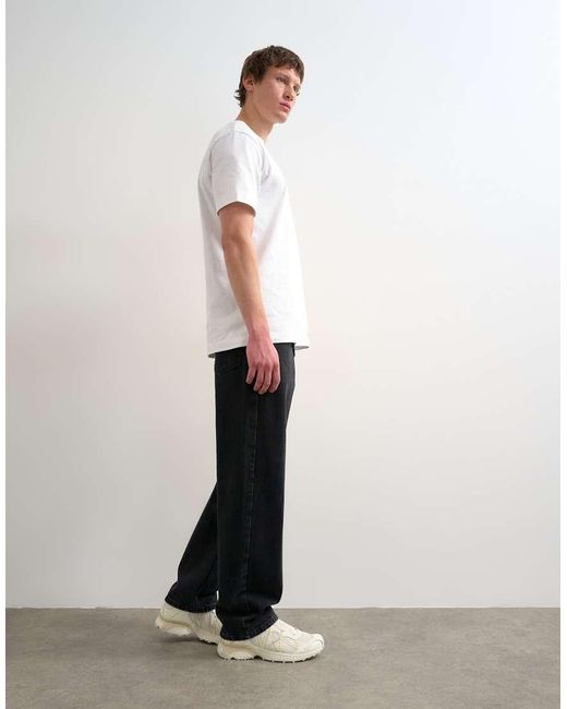 Topman Black Rigid Straight Jean for men