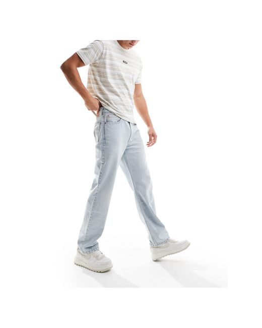 Levi's White 565 '97 Loose Straight Fit Jeans for men