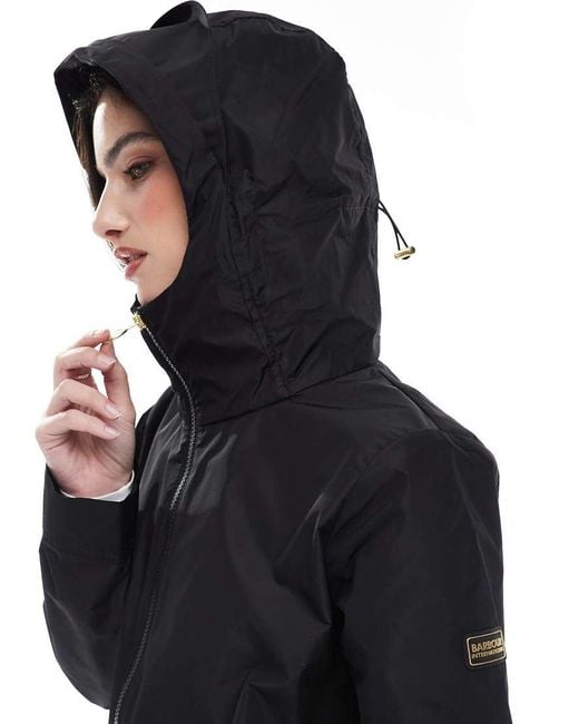 Barbour Black Piper Showerproof Jacket