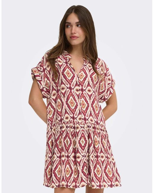 ONLY Red Kleid