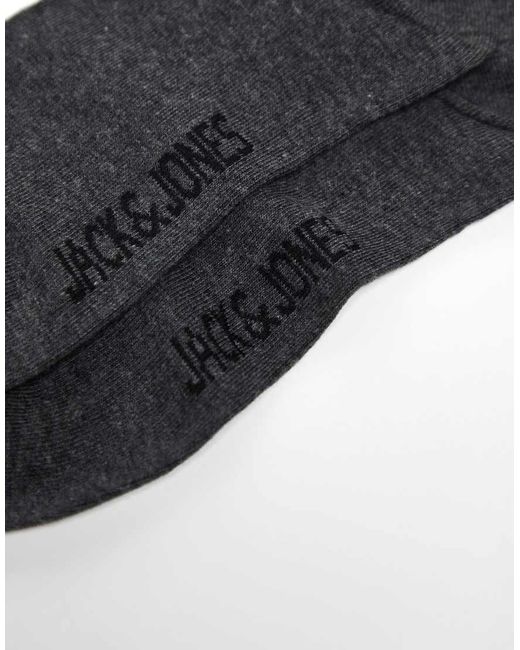 Pack De 5 Pares De Calcetines De Tenis En De Jack & Jones de hombre de color White