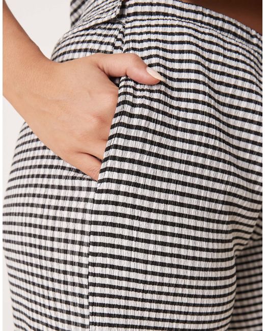 ASOS Gray Asos Design Curve Wide Leg Pants