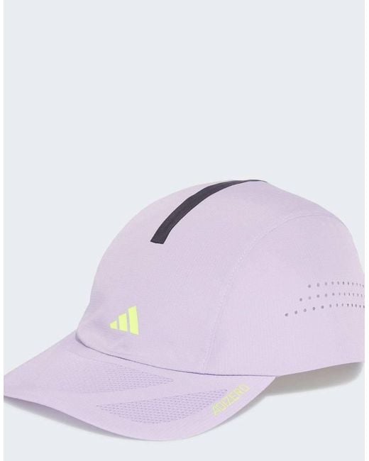 Adidas Originals Purple Runningxadizero Lightweight Climacool Cap