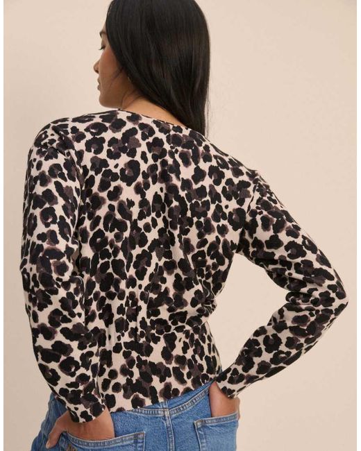Nobody's Child Black Leopard Print Cardigan