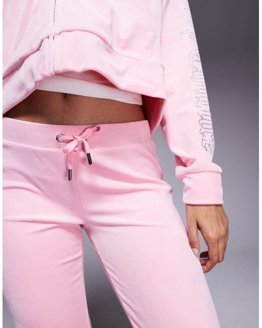Juicy Couture Pink Co-ord Velour joggers