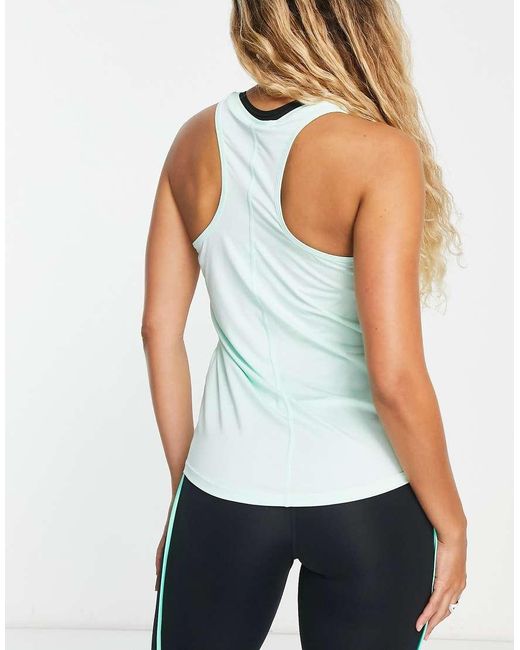 Nike White Nike One Training Dri-fit Slim Vest Top