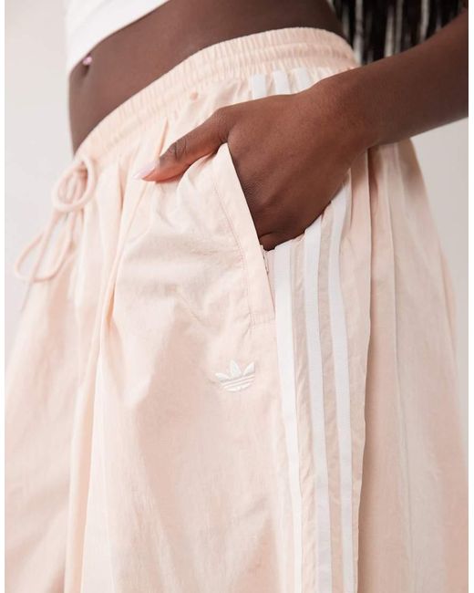 Adidas Originals Pink Nylon Balloon Track Pants