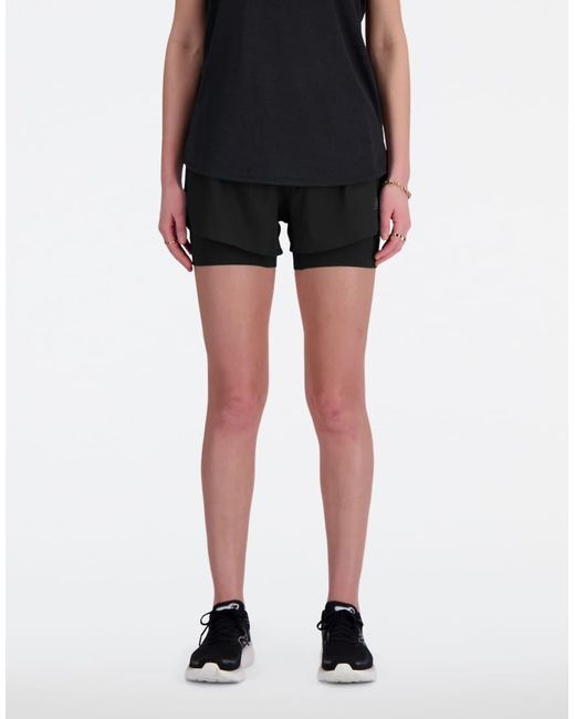 New Balance Blue Sports Essential 3 Inch Shorts