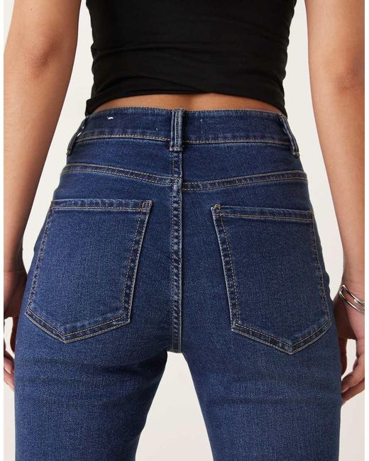 Pimkie Blue High Waisted Skinny Jeans