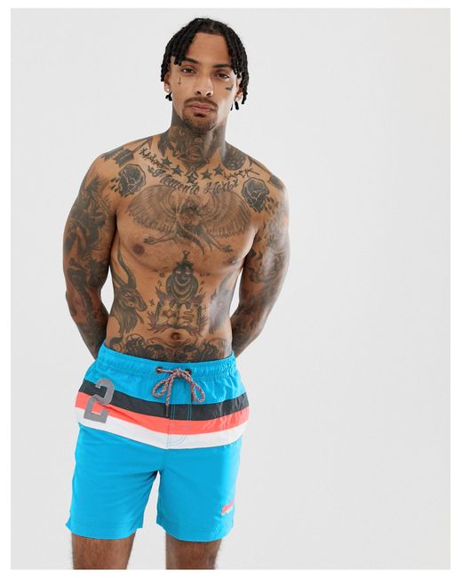 Buy Blue Water Polo Swim Shorts for Men Online Kuwait Ubuy