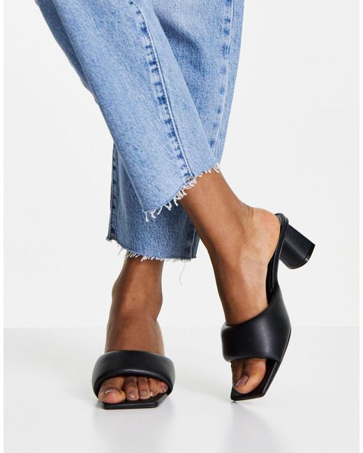 Sandalias negras Mango de color Negro | Lyst