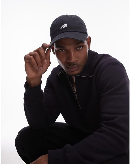 New Balance Black Logo Cap for men