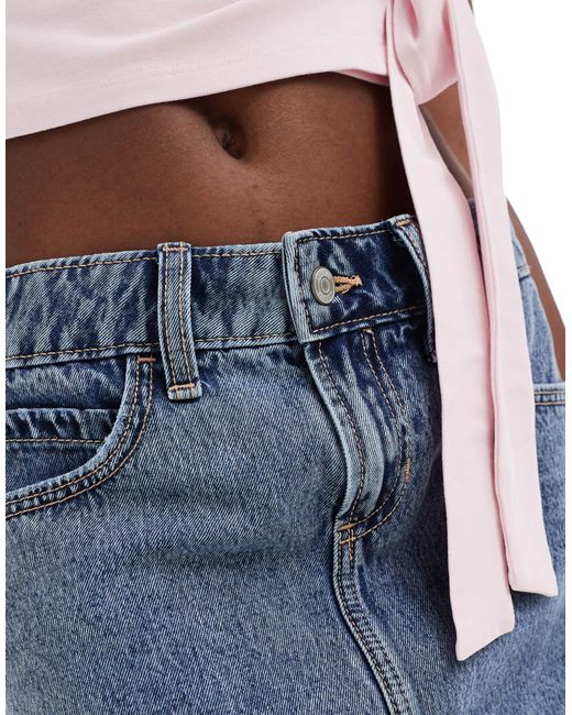 Hollister Blue – kurzer jeans-skort