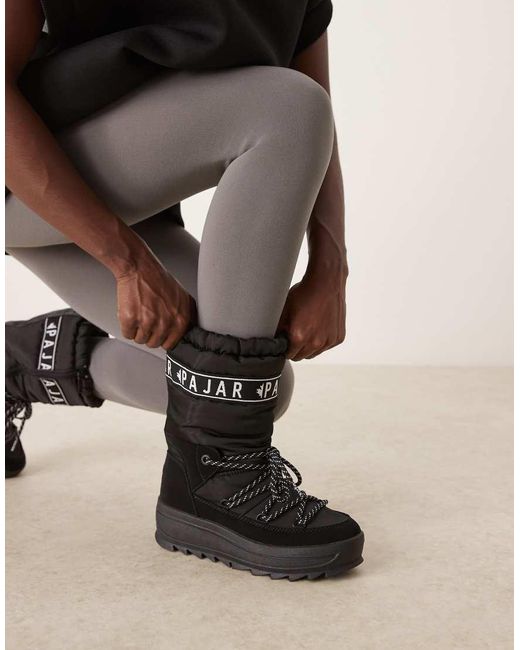 Pajar Black Galaxy High Snow Boot